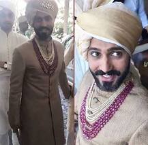 FIRST PICS of Sonam Kapoor as STUNNING BRIDE in her red & golden lehenga is here!