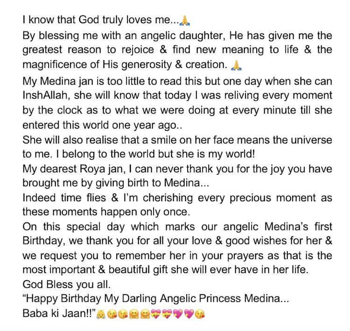 Adnan Sami, also penned an emotional letter for her, saying that she has helped him find 