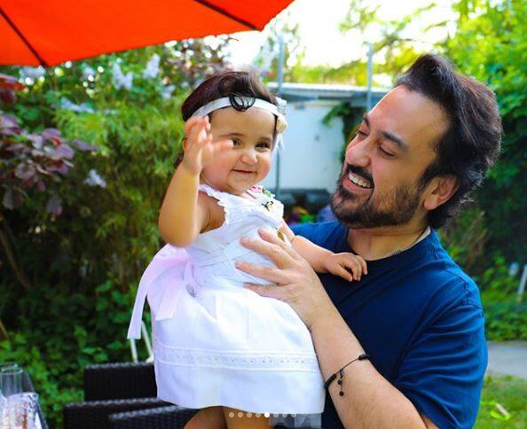 Adnan Sami and Roya Faryabi married in 2010 and Medina is their first child. Pakistan born Adnan received Indian citizenship in December 2015.