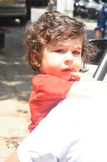 PICS: Taimur Ali Khan looks too adorable as he innocently gazes at paparazzi!