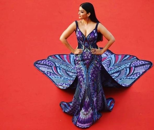 Aishwarya Rai Bachchan turned heads on the red carpet in a Michael Cinco gown