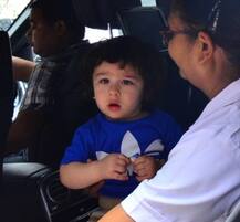 Taimur Ali Khan make regular playschool spotting but his one expression stuck on his face is stealing our hearts!