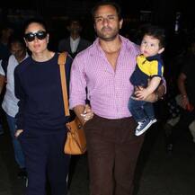 IN PICS: Saif-Kareena's son Taimur Ali Khan teases paparazzi with his cute expressions!