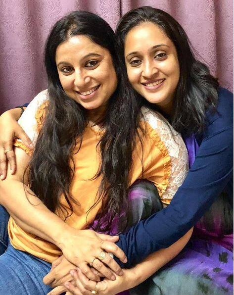 A picture of Kanchan posing with 'Saam Daam Dand Bhed' actress Eva Shirali. (Photo: Instagram)