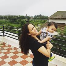 IN PICS: PREGNANT TV actress Chahatt Khanna flaunts her BABY BUMP is an adorable manner!