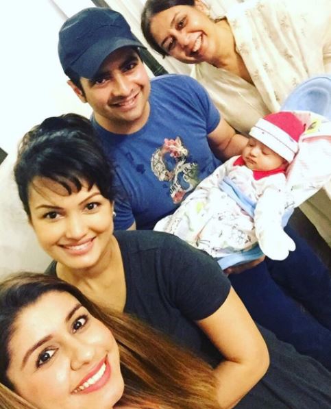 Pics Woah Tv Couple Karan Mehra Nisha Rawal S 2 Month Old Baby Boy Gets A Verified Account On Instagram