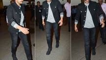 IN PICS: Ranveer Singh looks sad & distressed as he gets snapped at the airport post grandmother's death