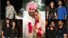 IN PICS: Newlyweds Neha Dhupia & Angad Bedi host DINNER PARTY; Karan Johar, Dia Mirza, Soha Ali Khan and others attend!