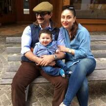 AWWW! Kareena Kapoor's BABY BOY Taimur Ali Khan looks every bit of a Nawab in a black kurta and white pajama!