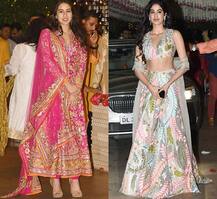 Ambani's Ganpati PICS: Karisma Kapoor's daughter Samaira, Suniel Shetty's son Ahan..along with Jhanvi, Sara.. STAR KIDS at the event!