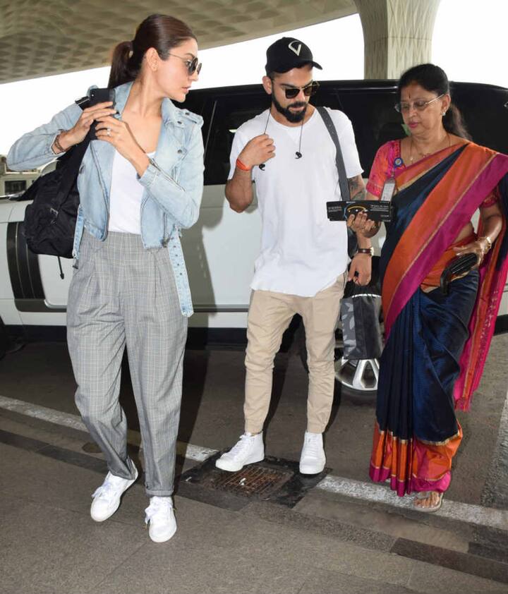 Today (12th June), the much-in-love couple was snapped at Mumbai Airport as they were heading towards Bengaluru. Check out the pictures here...(Photo: Manav Manglani)