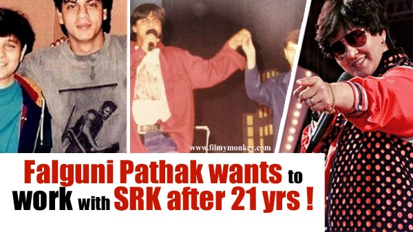 Falguni Pathak would love to work with SRK 21 years after they shared the same stage! Falguni Pathak would love to work with SRK 21 years after they shared the same stage!