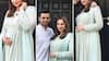 PICS: Pregnant Sania Mirza cradles her baby bump as she celebrates EID with family; Mom-to-be glows in her stunning green outfit!