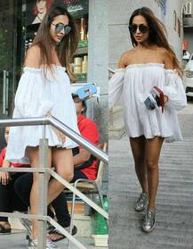 IN PICS: Malaika Arora stuns in her short & risqué white dress looking every inch of a yummy-mummy!