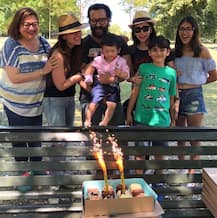 PICS: Saif-Kareena, Taimur & other family members celebrate Karisma Kapoor's birthday in London