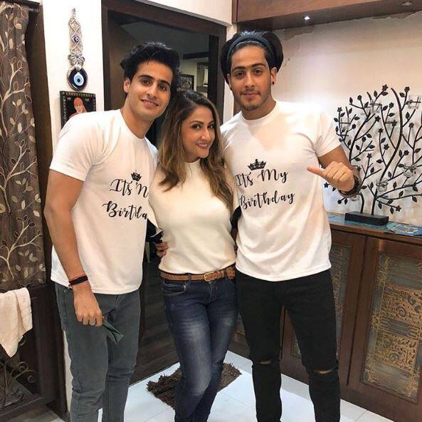 Urvashi's twins are all grown-up now & recently celebrated their 23rd birthday. (Photo: Instagram)