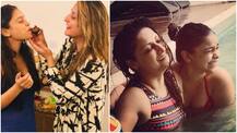 Sumona Chakravarti & BFF Urvashi Dholakia beat the heat in a pool; Extended birthday celebration!
