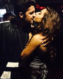 Ravi Dubey's PASSIONATE KISS with wife Sargun Mehta at her birthday bash!