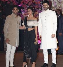 Sidharth helping Parineeti with her dress at Akash-Shloka Engagement Party is winning the internet!