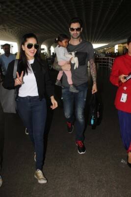 Bollywood's sex bomb who's now a mother to an adopted daughter Nisha Kaur Weber was recently in headlines when she along with hubby Daniel Weber went on her first vacation with their little doll. (Pic: Manav Manglani)