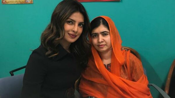 Priyanka Chopra shares picture with Nobel Peace Laureate Malala Yousafzai! Priyanka Chopra shares picture with Nobel Peace Laureate Malala Yousafzai!