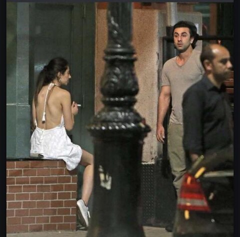 IN PICS: Ranbir Kapoor and Mahira Khan CAUGHT smoking & chilling