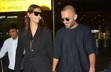 IN PICS: Sonam Kapoor and Anand Ahuja spotted at the airport walking hand-in-hand & twinning in black!