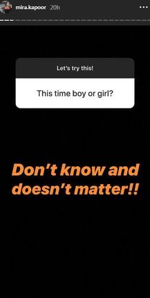 Mira wants second baby to be a boy or girl? Shahid's wife reveals this & MORE and you need to check it out