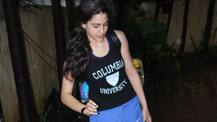 Sara Ali Khan looks stunning as she flaunts her toned legs post workout session!