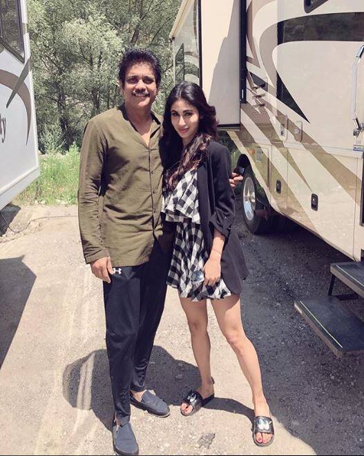 Before Nagarjuna joined cast in Bulgaria, another actor from 'Brahmastra', Mouni Roy, already shared a pic with him a day ago captioning it - 