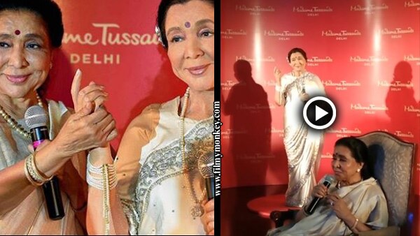 Happy, proud of being immortalised in wax: Asha Bhosle Happy, proud of being immortalised in wax: Asha Bhosle