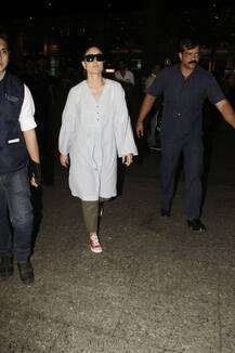 IN PICS: Kareena Kapoor Khan back in Mumbai with baby Taimur sleeping in his Nanny's arms!