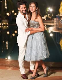 IN PICS: Actress Sargun Mehta looks GORGEOUS posing with hubby Ravi Dubey at her brother's wedding festivities!
