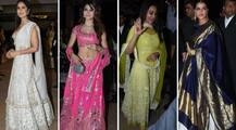 IN PICS: Katrina Kaif, Sonakshi Sinha, Neha Dhupia and other Bollywood DIVAS at Poorna Patel's wedding reception!