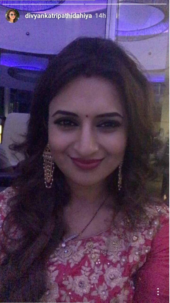 Television's favorite bahu Divyanka Tripathi Dahiya aka Ishita Bhalla of 'Yeh Hai Mohabbatein' celebrated her second 'Karwa Chauth' on Sunday.