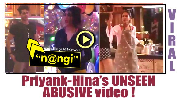 Sapna Choudhary Nangi Porn - Bigg Boss 11: UNSEEN Video of Priyank Sharma calling Arshi Khan 'nangi'  goes VIRAL!