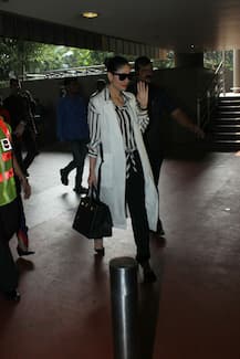 IN PICS: Kareena Kapoor is back in Mumbai with BABY TAIMUR after completing the Delhi schedule of 'Veere Di Wedding'!