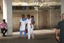 Taimur Ali Khan makes a spotting in a serious mood; lost-in-thoughts baby nawab still looks cute! PICS!