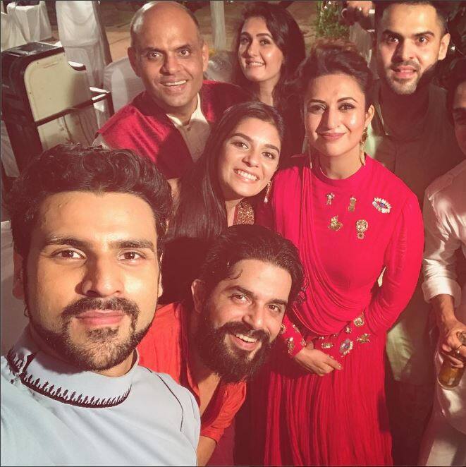 33 yr old Raj Singh Arora who's aka 'Mihir Arora' of Star Plus popular show 'Yeh Hai Mohabbatein seen here at the Diwali bash of Sandip Sikcand with his co-stars. has a message to give to fans over bursting firecrackers and it is adorable.
