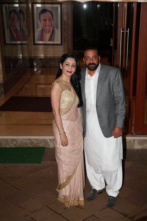 Sanjay Dutt and wife Maanayata threw a Diwali bash in their Bandra house and it was attended by many Bollywood celebs including Sanjay's sister Priya Dutt