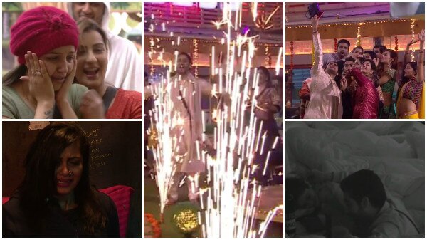 Bigg Boss 11, Day 19: Housemates get EMOTIONAL on Diwali as they receive gifts from family; Puneesh confesses his love for Bandgi! Bigg Boss 11, Day 19: Housemates get EMOTIONAL on Diwali as they receive gifts from family; Puneesh confesses his love for Bandgi!