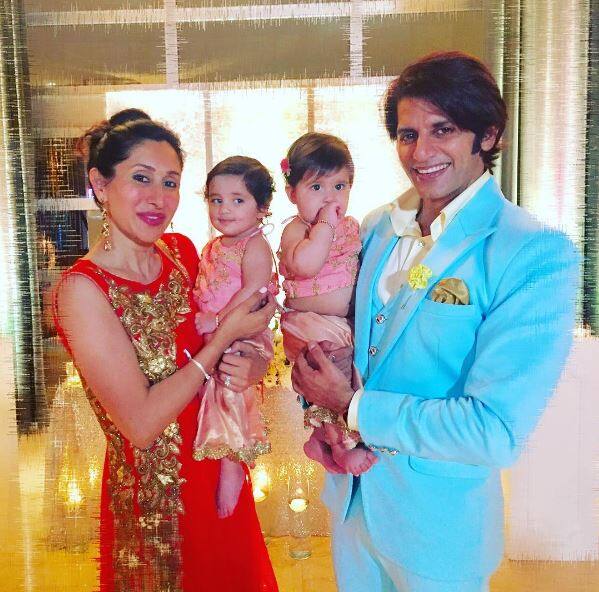 Popular TV couple Karanvir Bohra & Teejay Sidhu are proud parents of twin baby girls Bella & Vienna. (Photo: Instagram)