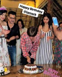 IN PICS: Suhana Khan returns from Alibaug like a STUNNING DIVA in an off-shoulder dress after celebrating dad Shah Rukh Khan’s birthday!