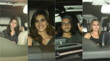 SEE PICS: Saif Ali Khan & Sridevi's daughters- Sara and Jhanvi Kapoor PARTY HARD at Deepika Padukone's STAR-STUDDED bash!