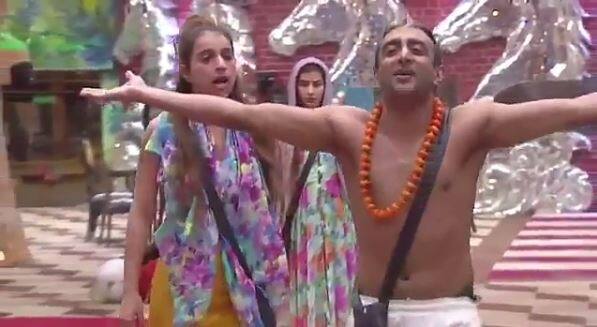 'Bigg Boss 11' contestant Akash Dadlani's has been commenting on Benafsha Soonawalla since a long time on the show. The two contestants were seen locking horns for the same many times. (Photo: Colors)