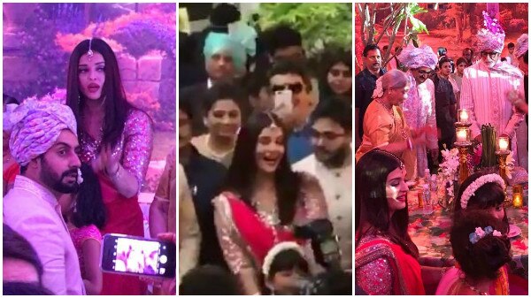 Watch: Aishwarya-Abhishek and their daughter Aaradhya shake a leg with the baraat at a family wedding!INSIDE PICS Watch: Aishwarya-Abhishek and their daughter Aaradhya shake a leg with the baraat at a family wedding!INSIDE PICS