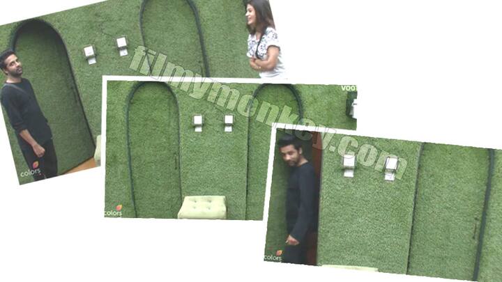 The 'love birds' of Bigg Boss 11 who are believed to be faking their love for camera, yet again for the second time locked themselves in the bathroom late in the night. (Pic: Colors)