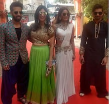 GALLERY! Bharti Singh's Mehendi design with faces of herself & fiance Haarsh Limbachiyaa is too adorable!