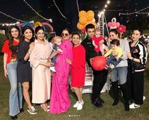 SEE PICS: Kareena's BABY BOY Taimur Ali Khan steals the show at Rani Mukerji's daughter Adira's STAR-STUDDED BIRTHDAY BASH!