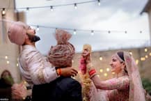 VIRUSHKA WEDDING PICS: Virat Kohli-Anushka Sharma's 'varmaala' & 'saat phere' pics are HERE!
